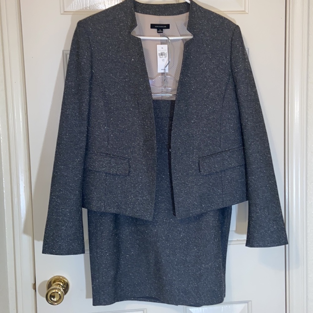 Ann Taylor • Women’s Tweed Suit Set • Size 12